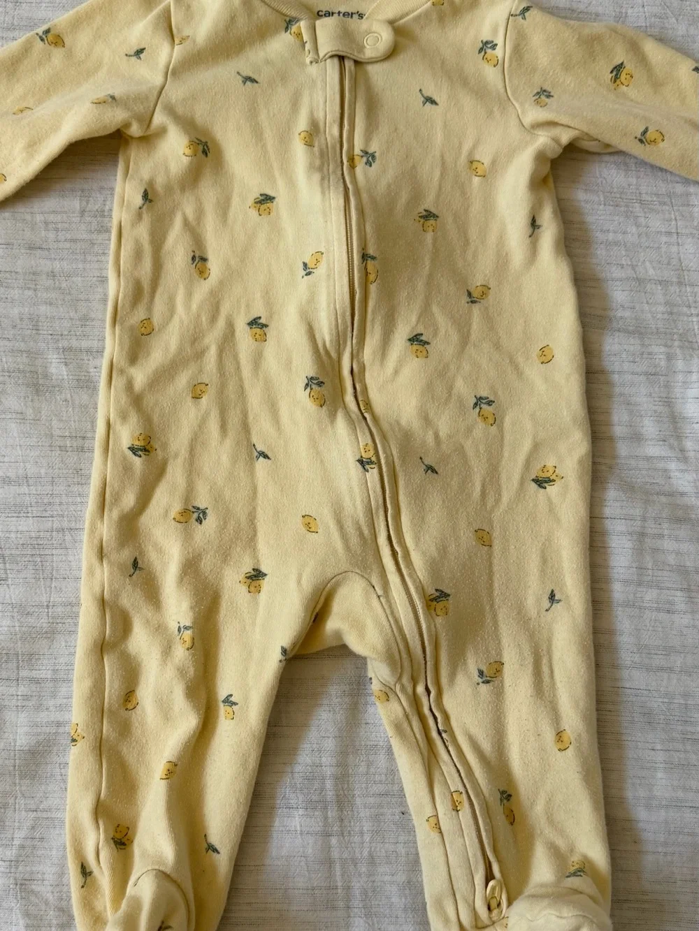 Carter's Baby Girl Pajamas 3-6 Months - set of 3